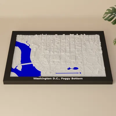 Mô hình 3D Washington D.C., Foggy Bottom - Hoa Kỳ