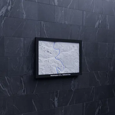 Washington D.C., Vườn thú Quốc gia, Hoa Kỳ - Mô hình thu nhỏ 3D