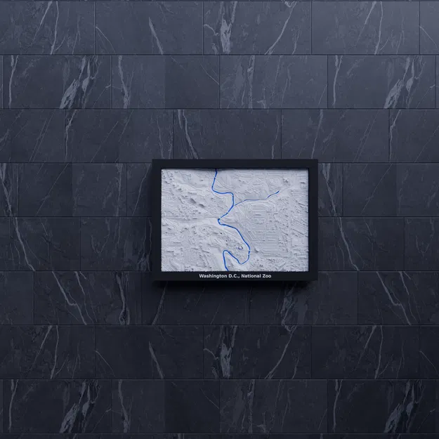 Washington D.C., Vườn thú Quốc gia, Hoa Kỳ - Mô hình thu nhỏ 3D - Image 7