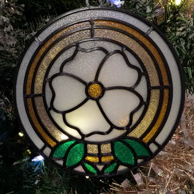 Móc Trang Trí Giáng Sinh Kiểu Kính Màu