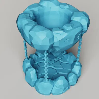 Chậu cây Hòn đảo Tưởng tượng Bay lơ lửng | Chậu Cổ ngữ Thần bí