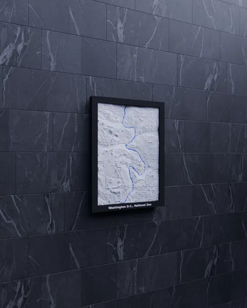 Washington D.C., Vườn thú Quốc gia, Hoa Kỳ - Mô hình thu nhỏ 3D - Image 4