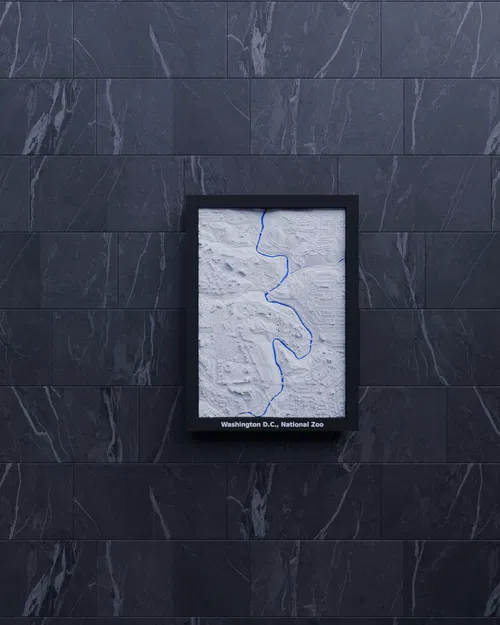 Washington D.C., Vườn thú Quốc gia, Hoa Kỳ - Mô hình thu nhỏ 3D - Image 5