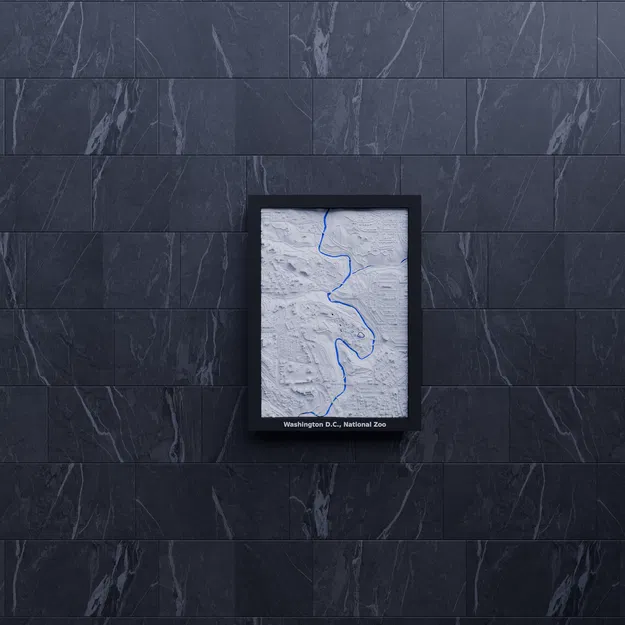 Washington D.C., Vườn thú Quốc gia, Hoa Kỳ - Mô hình thu nhỏ 3D - Image 7