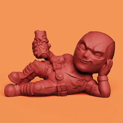 Mô Hình Chibi Deadpool Hài Hước | Tượng Fan Art Marvel