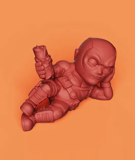 Mô Hình Chibi Deadpool Hài Hước | Tượng Fan Art Marvel - Image 3