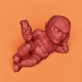 Mô Hình Chibi Deadpool Hài Hước | Tượng Fan Art Marvel - Thumbnail 3