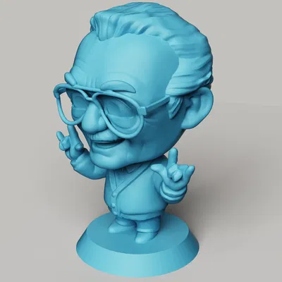 Tượng Stan Lee Tribute | Phong Cách Bobblehead Huyền Thoại Marvel