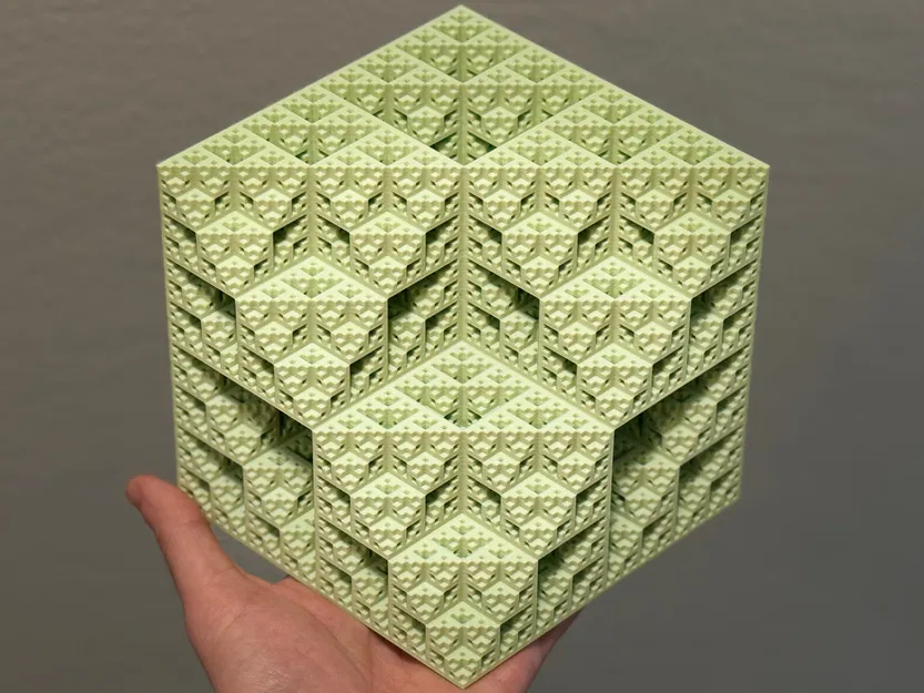 Rhombic Dodecahedron Fractal Chunk | Level 6 - Image 1
