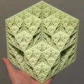 Rhombic Dodecahedron Fractal Chunk | Level 6 - Thumbnail 1