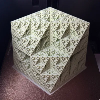 Rhombic Dodecahedron Fractal Chunk | Level 6