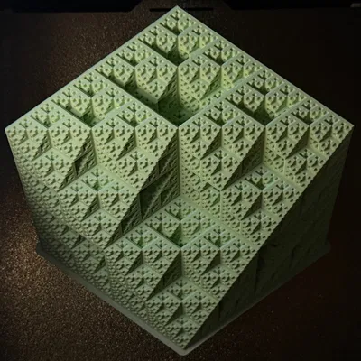 Rhombic Dodecahedron Fractal Chunk | Level 6