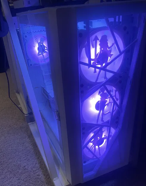 Ốp Che Quạt Case 120mm Phong Cách Sailor Moon - Image 1