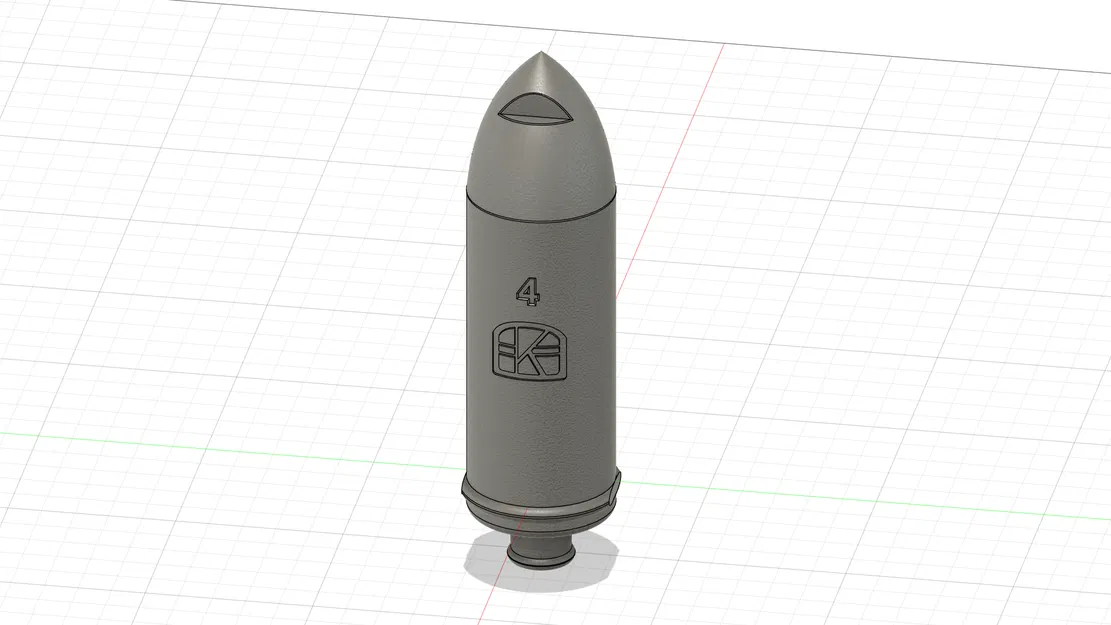 Mô hình 3D Zeitzünder Gewehrgranate M16 - Image 1