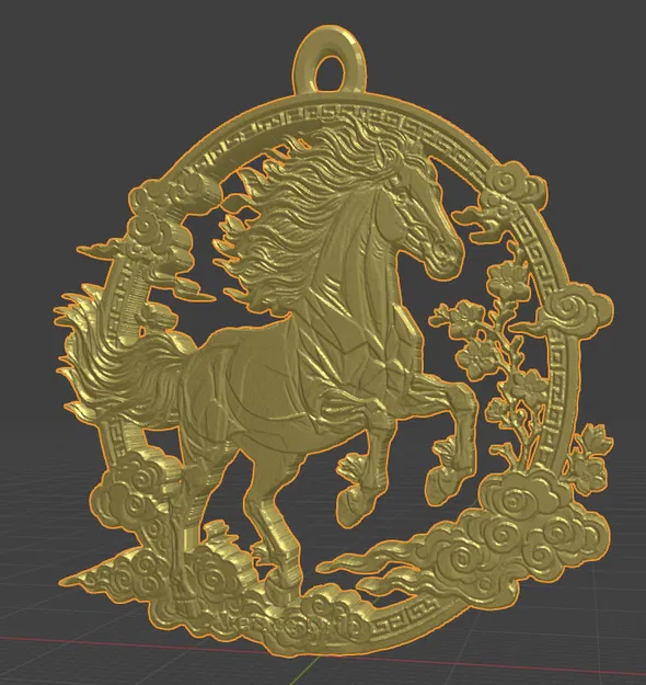 Mề Đay Năm Con Ngựa - Image 1