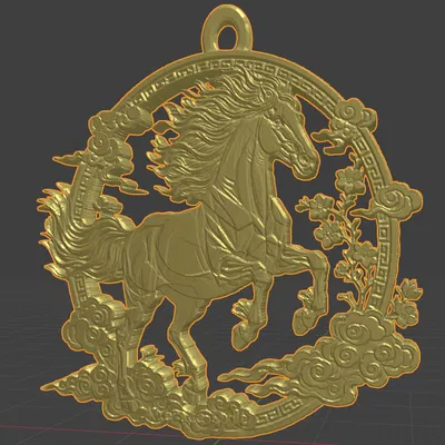 Mề Đay Năm Con Ngựa