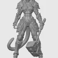 Mô hình Warhammer Cat-girl 3 - Thumbnail 1