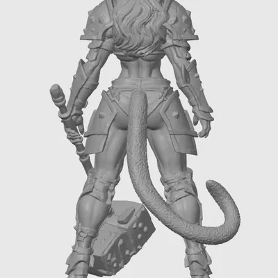 Mô hình Warhammer Cat-girl 3