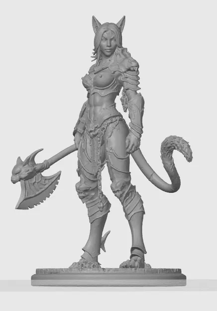 Mô hình Warhammer cat-girl 4 - Image 1