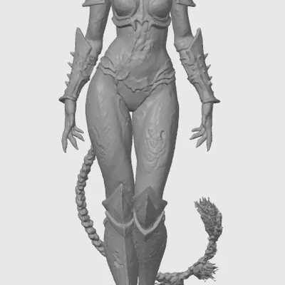 Mô hình Warhammer mèo-gái 6