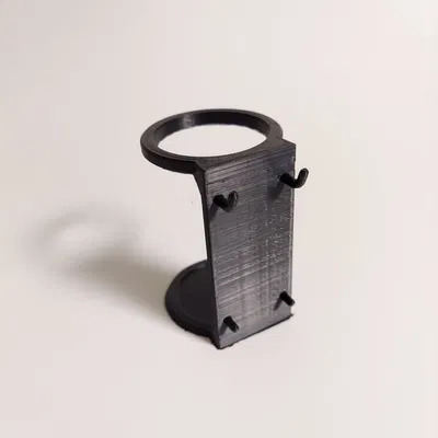 Giá Giữ Súng Keo Nóng Cho Pegboard/SKADIS Có Khay Nhỏ Giọt