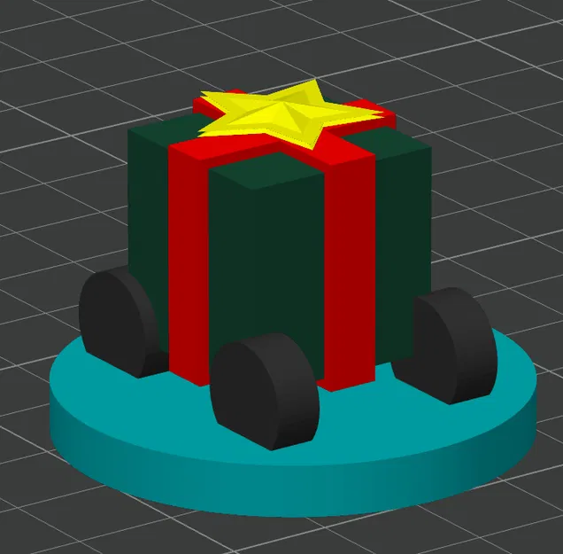 Xe Đua Giáng Sinh Hộp Quà - Image 1