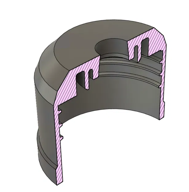 Nắp bình xà phòng cho chai thủy tinh 28mm - Image 4