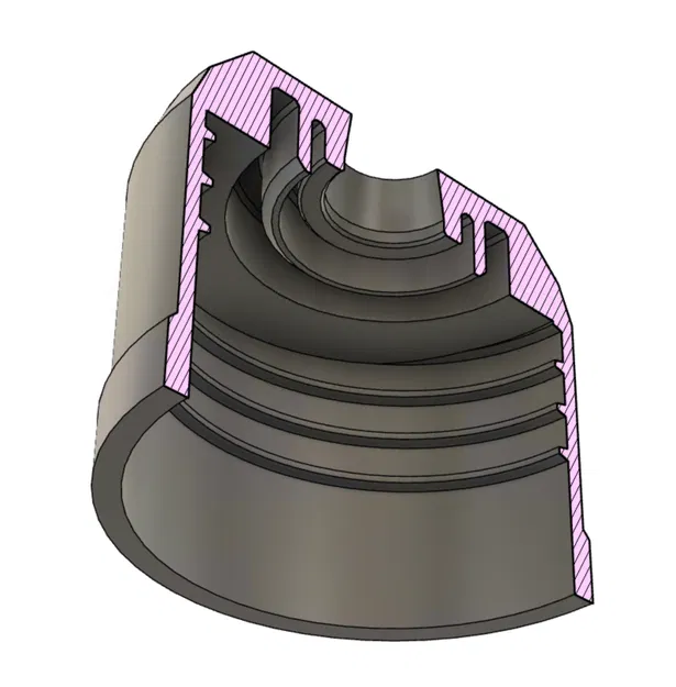 Nắp bình xà phòng cho chai thủy tinh 28mm - Image 5