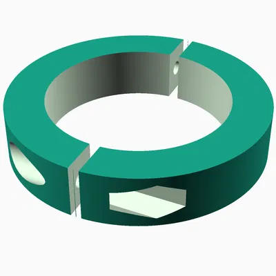 Vòng Đệm Trục Tham Số (Open SCAD)