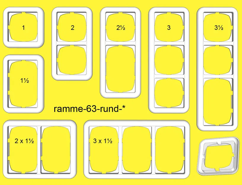 Khung và nắp che cho công tắc LK FUGA - Image 2