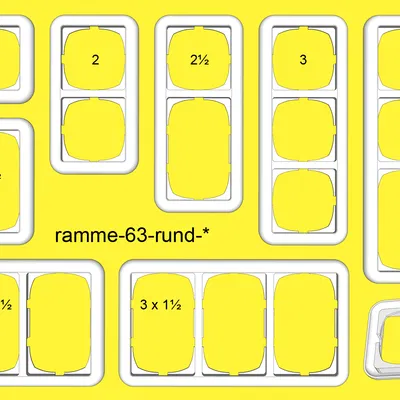 Khung và nắp che cho công tắc LK FUGA