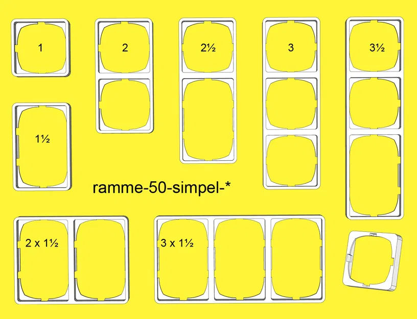 Khung và nắp che cho công tắc LK FUGA - Image 3