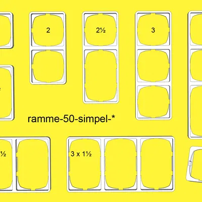 Khung và nắp che cho công tắc LK FUGA