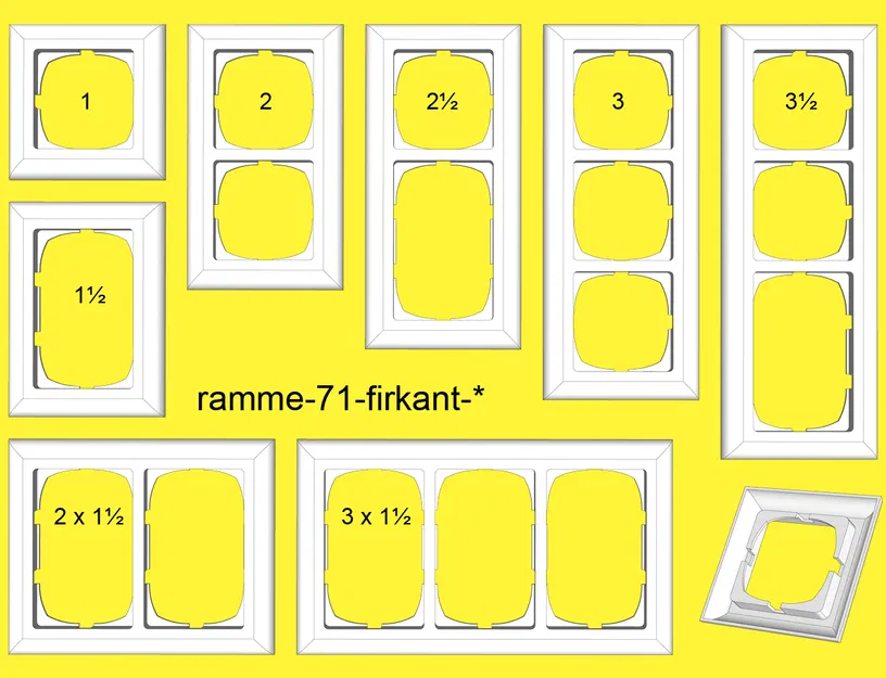 Khung và nắp che cho công tắc LK FUGA - Image 4