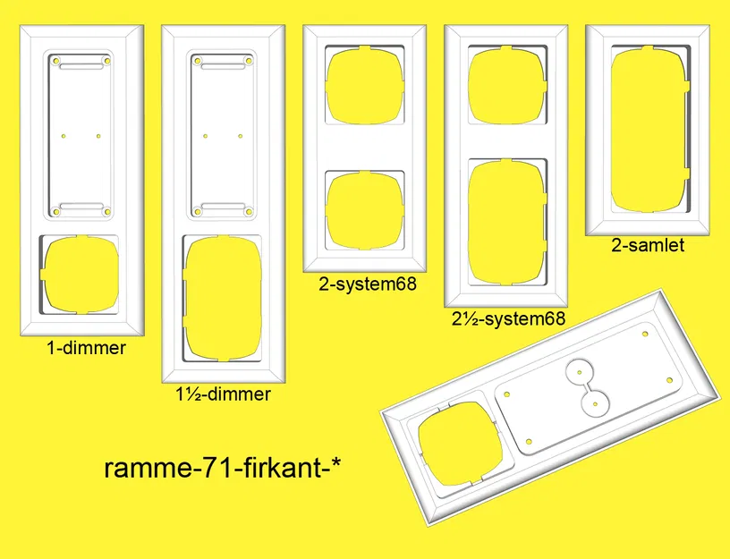 Khung và nắp che cho công tắc LK FUGA - Image 5
