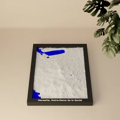 Marseille, Notre-Dame de la Garde, Pháp - Mô hình 3D