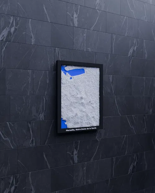 Marseille, Notre-Dame de la Garde, Pháp - Mô hình 3D - Image 3