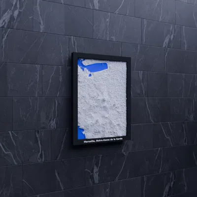 Marseille, Notre-Dame de la Garde, Pháp - Mô hình 3D