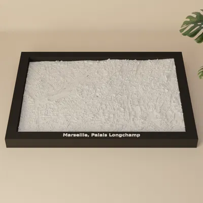 Marseille, Palais Longchamp, Pháp - Mô hình thu nhỏ 3D