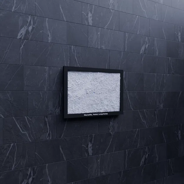 Marseille, Palais Longchamp, Pháp - Mô hình thu nhỏ 3D - Image 6