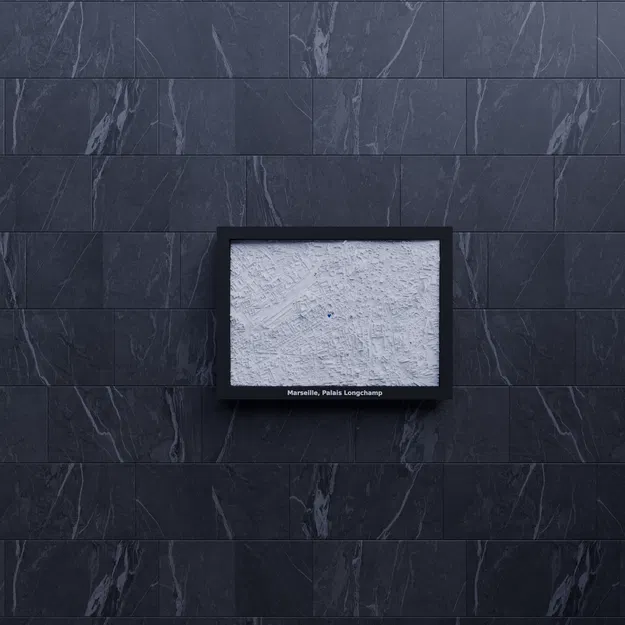 Marseille, Palais Longchamp, Pháp - Mô hình thu nhỏ 3D - Image 7