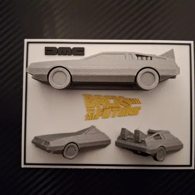 Mô hình DeLorean DMC-12 "Trở lại tương lai" phiên bản cắt