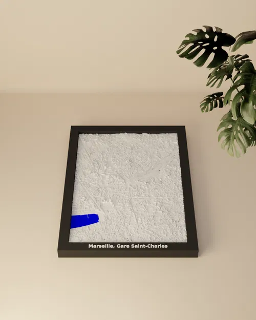 Mô hình thu nhỏ 3D Ga Saint-Charles, Marseille, Pháp - Image 2