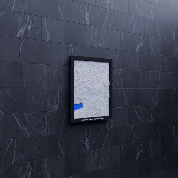 Mô hình thu nhỏ 3D Ga Saint-Charles, Marseille, Pháp - Image 6