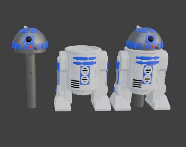 Star Wars DJ Knobs - BB8 R2D2 & R4 - Image 1