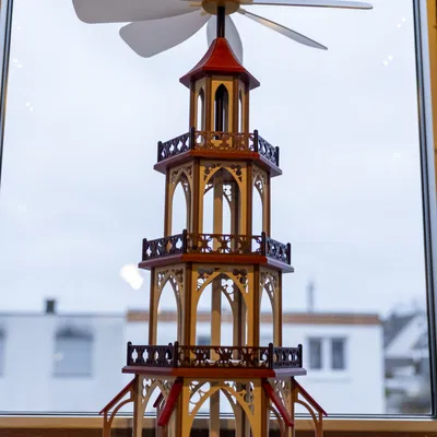 Kim Tự Tháp/Cầu Trượt Giáng Sinh (Weihnachtspyramide) phiên bản in 3D