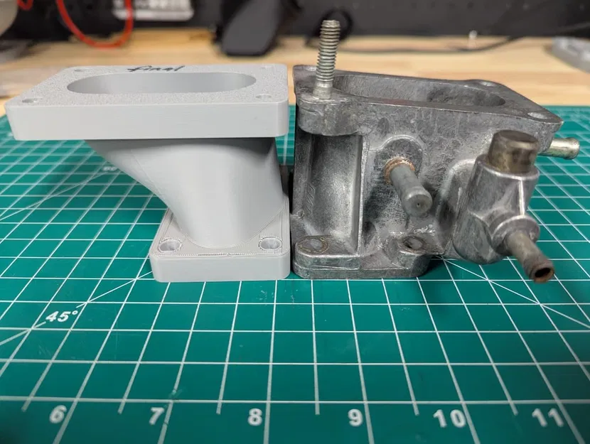 Cổ hút cho động cơ Fiat 850 trên xe Fiat 600 độ - Image 3