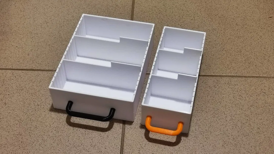 Hộp Đựng Gói Gia Vị Nhà Bếp Module (70–130 mm) Có Vách Ngăn & Tay Cầm - Image 2