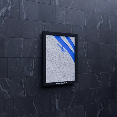 Mô hình thu nhỏ 3D địa hình Mainz, Neustadt, Đức