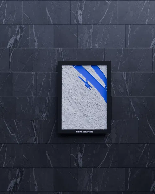 Mô hình thu nhỏ 3D địa hình Mainz, Neustadt, Đức - Image 5